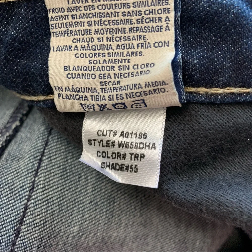 HUDSON Cropped Cuffed Jeans Union Jack Hudson Label Blue Women’s Size 30